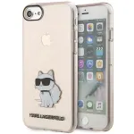 Karl Lagerfeld KLHCI8HNCHTCP Ikonik Choupette Hardcase for iPhone 7/8/SE 2020 / SE 2022 / pink