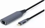 Gembird A-USB3C-LAN-01 USB Type-C to RJ-45 Ethernet Adapter / space grey