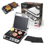 Adler | Electric Grill | AD 3059 | Table | 3000 W | Stainless steel/Black