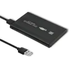 Qoltec External Hard Drive Case HDD/SSD 2.5'' SATA3 | USB 2.0 | Black