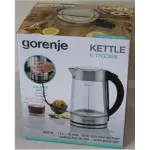 SALE OUT. Gorenje K17GDWII Kettle, Electric, Capacity 1.7 L, Power 2200 W, Stainless steel | SALE OUT. | Gorenje Kettle | K17GDWII | 2200 W | Electric | 1.7 L | 360&deg; rotational base | Stainless steel/Glass | Stainless steel/Transparent | DAMAGED PACK ...