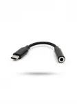 Vakoss TC-5681 Headphone Adapter (USB-C to 3.5mm Mini-Jack) &ndash; Black