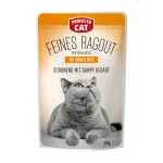 Perfecto Cat Feines Ragout, konservuotas pa&scaron;aras katėms su vi&scaron;tiena ir antiena, 100 g