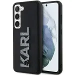 Karl Lagerfeld KLHCS23S3DMBKCK Hardcase 3D Rubber Glitter Logo for Samsung Galaxy S23 / black