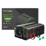 Qoltec Pure Sine Wave Inverter Monolith| 300W | 600W | 12V to 230V