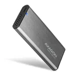 AXAGON External USB-C 3.2 Gen 2 metal box for M.2 NVMe & SATA SSD disks | EEM2-SG2