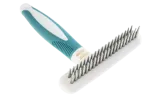 Gimdog Dematting Rake Double 11x16,5cm grėblys su 2 eil. stambių sukamų dantų