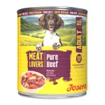 Josera Meat Lovers Pure Beef konservuotas pa&scaron;aras &scaron;unims su jautiena, 800 g