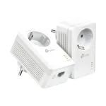 TP-LINK | AV1000 Gigabit Passthrough Powerline Starter Kit | TL-PA7017P KIT | 10/100/1000 Mbit/s | Ethernet LAN (RJ-45) ports 1 | No Wi-Fi | Extra socket