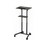 Gembird TVS-DESK-01-BK Mobile Lecture Desk with Caster Wheels / black
