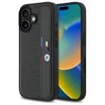 BMW BMHCP16S23PUPVA hardcase M Perforated Tricolor Detail Line for iPhone 16 6.1" / anthracite