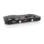 Tristar Table Hob | KP-6152 | Number of burners/cooking zones 2 | Electric | Black