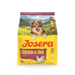 Josera Mini Senior Chicken and Rice sausas pa&scaron;aras mažų veislių &scaron;unims su pauk&scaron;tiena, 900 g