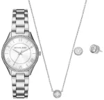 Michael Kors Lauryn MK4851SET Women&rsquo;s Watch Set: Watch, Earrings & Necklace