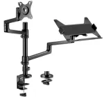 Gembird MA-DA-04 Adjustable Monitor Arm with Notebook Tray