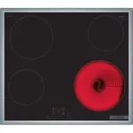 Bosch | Hob | PKE645BB2E Series 4 | Vitroceramic | Number of burners/cooking zones 4 | Touch | Timer | Black
