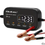Qoltec Intelligent microprocessor charger 12V | 2A | Rectifier for AGM GEL battery | LCD