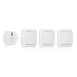 Ecost prekė po grąžinimo Smartwares Sh499567 miegamojo &scaron;viesos jungiklio komplekto ki&scaron;tukas ir jungt