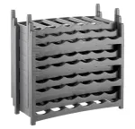 ROTHO Vario Wine Rack Anthracite - Stand for 6 Bottles
