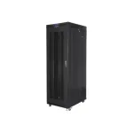 Lanberg | Rack cabinet 19" free-standing 27U/800x1200 (flat pack) with mesh door, LCD | FF01-8227-23BL | Black