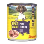 Josera Meat Lovers Pure Turkey konservuotas pa&scaron;aras &scaron;unims su kalakutiena, 800 g