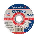 SPECIALIST+ metalo pjovimo diskas CUTTING, 125x0,8x22 mm
