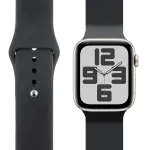 OBAL:ME Silicone Strap for Apple Watch 38-41mm S-M / black