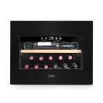 Caso | Wine Cooler | WineDeluxe E 18 | Energy efficiency class G | Built-in | Bottles capacity 18 bottles | Cooling type Compressor technology | Black