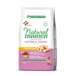 NATURAL TRAINER Cat Kitten Chicken kačiukams su vi&scaron;tiena 1.5kg (6) NEW