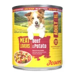 Josera Meat Lovers Menu Beef with Potato konservuotas pa&scaron;aras &scaron;unims su jautiena ir bulvėmis, 800 g