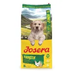 Josera Young Star begrūdis sausas pa&scaron;aras jauniems &scaron;unims su pauk&scaron;tiena, 12,5kg