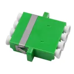 Qoltec Adapter fiber optic LC/APC | Quad | Singlemode