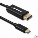 Qoltec Displayport Alternate mode | USB 3.1 type C male | Displayport male | 5K | 1m
