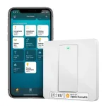 Ecost prekė po grąžinimo Meross HomeKit Smart Light Switch, 2way WiFi Wall Switch reikalauja neutral