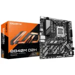 Gigabyte B840M D2H | Processor family AMD | Processor socket AM5 | DDR5 | Supported hard disk drive interfaces SATA, M.2 | Number of SATA connectors 4