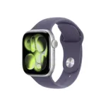 Apple Watch Series 11 GPS + Cellular 42mm Silver Aluminium Case with Purple Fog Sport Band - M/L | Apple