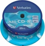 Diskai VERBATIM CD-R 700MB cake 25vnt.