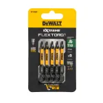 Sukimo antgaliukai FLEXTORQ T10 57 mm, DeWALT, 5 vnt.