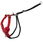 ROGZ Stop Pull Harness raudonos petne&scaron;os 60-100cm