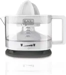 Ecost prekė po grąžinimo Black+Decker - BXCJ25E Citrus Juicer 25 Plastic 350 ml White