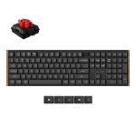Keychron K5 Ultra - US Layout - Milk POM Red Linear - Black Wireless Keyboard