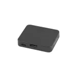 Lanberg Splitter video HDMI to 2X HDMI 4K, USB-C Port, Black | SPV-HDMI-1002