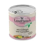 Landfleisch konservai &scaron;unims, pauk&scaron;tiena+la&scaron;i&scaron;a, 800g