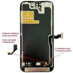 Ekranas skirtas iPhone 14 Pro, LTPO Soft OLED, 120Hz