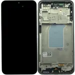 Ekranas Samsung A266 A26 5G su lietimui jautriu stikliuku ir rėmeliu originalus Black (service pack)