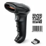 Qoltec Wireless barcode reader and QR code scanner | 1D 2D | USB | 2.4G | Fast