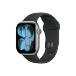 Apple Watch Series 11 GPS + Cellular 42mm Space Grey Aluminium Case with Black Sport Band - M/L | Apple