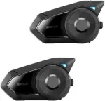 SENA 30K motociklo &bdquo;Bluetooth&ldquo; laisvų rankų įranga, tinklelio domofonas, HD garsiakalbiai, Dviguba pakuotė
