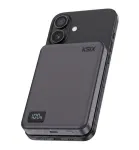 Ksix Powerbank Magslim 10000 mAh Magnetic 15W USB-C PD 20W Digital Display Black