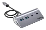 UNITEK H1337AGY01 interface hub USB 3.2 Gen 1 (3.1 Gen 1) Type-C 5000 Mbit/s Grey